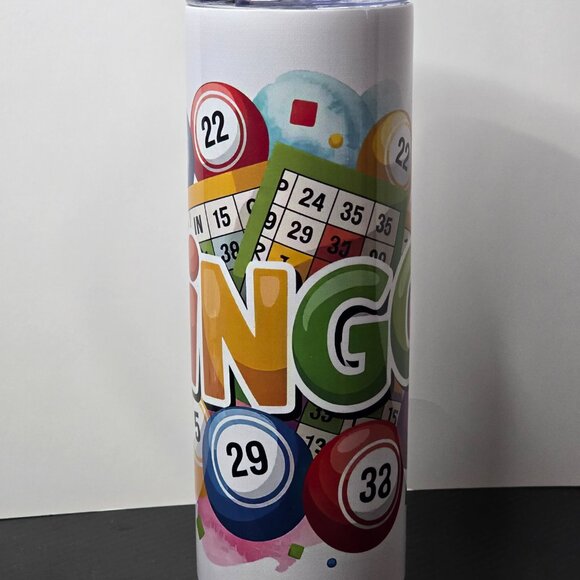 Colorful Bingo 20 oz Tumbler - Picture 3 of 4